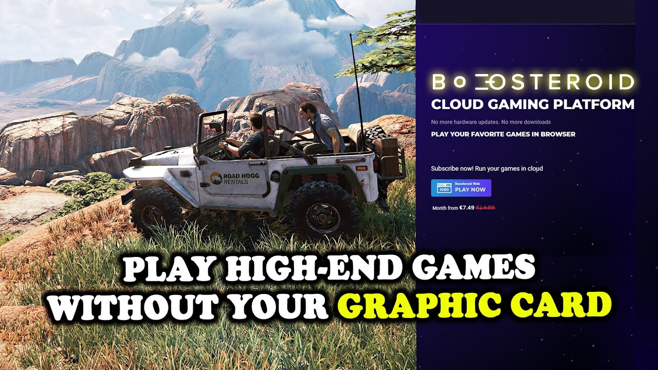 Play HIGH-END Games Without Your Graphic Card in BOOSTEROID |  Boosteroid Review 2023