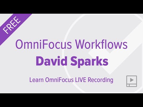 OmniFocus 3 Workflows with David Sparks