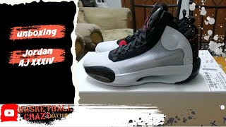 Unboxing Jordan AJ XXXIV | White/Orbit 