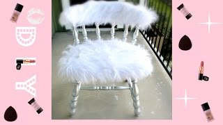 *** open me a new video every week! make sure to watch in hd i wanted
show you guys how made my super cute vanity chair from an old $6
chair...