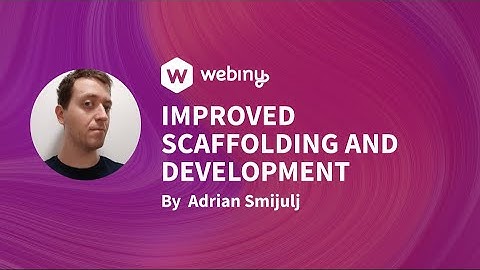 Webiny v5.9.0 - Improved Scaffolding and Development Workflows