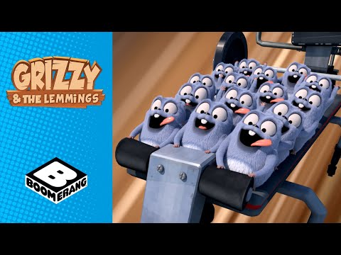 Extreme Fitness | Grizzy x The Lemmings | Funny Compilation For Kids | Boomeranguk