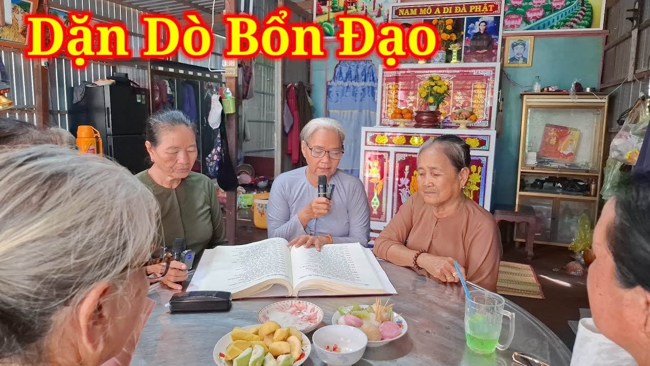 Thi Văn Bài: Dặn Dò Bổn Đạo, Mấy Cô Đồng Đạo Xã Nhơn Hội Cùng Đọc.