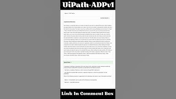 UiPath-ADPv1 Exam Questions | UiPath Automation Developer Professional v1 Exam