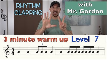 HOW TO READ MUSIC - LEVEL 7 - Triplets and Sixteenth Notes - Rhythm Clapping with Mr. Gordon