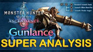 TGS 2026 Gunlance Monster Hunter Wilds Ascendance Gameplay Super Analysis - New Buffs Combos Moves
