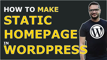 How to make static homepage WordPress | WordPress Tutorial for Beginners in Urdu [2022 - Latest]