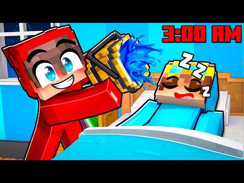 Pranking My Friends at 3AM in Minecraft!