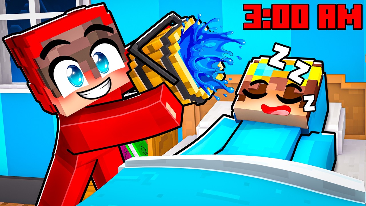 Pranking My Friends at 3AM in Minecraft!