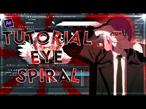 Tutorial Eye Spiral Tutorial - After Effect AMV + FREE PRESET