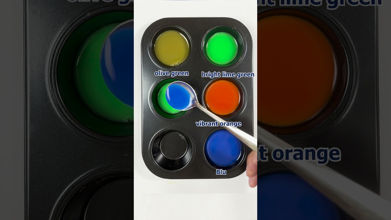 Color Mix 4 #colors #colormixing #shorts #colorwonders