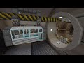 Halflife black mesa tram ride recreated in minecraft w create