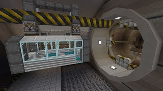 HalfLife Black Mesa Tram Ride Recreated in Minecraft w/ Create