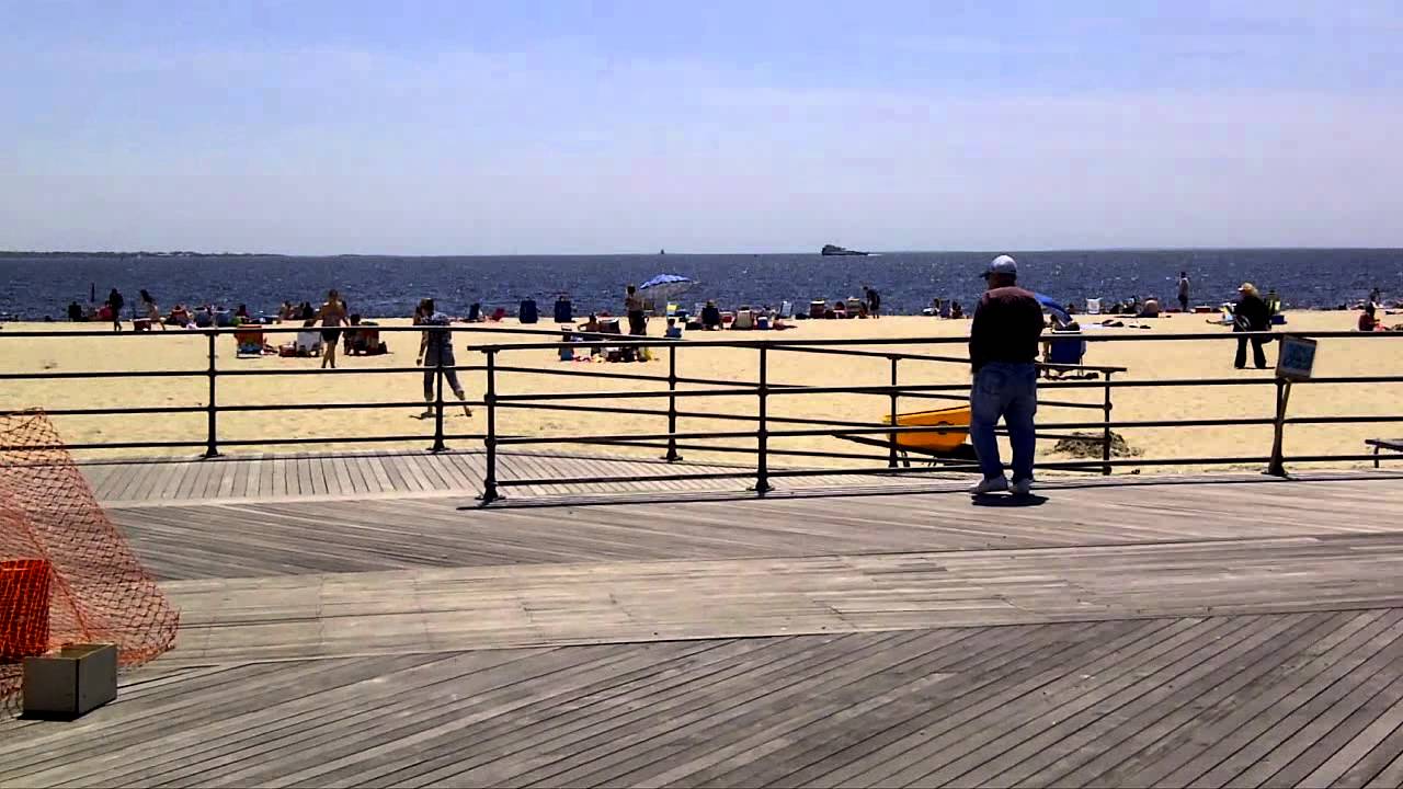 Ocean Beach Boardwalk New London Long Island Sound