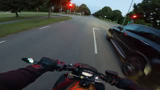 Pure sound of kawasaki z1000 | Swedish summer evening