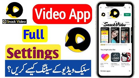 Snack Video Privacy Settings | Snack Video Setting | Snack Privacy Settings | Snack Setting