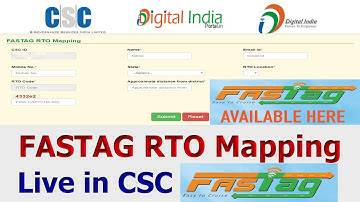 FASTAG CSC RTO Mapping Live