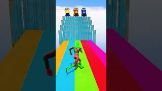 GTA 5 Epic Water Ragdolls Spiderman Jump/Fails Ep 657 #shorts