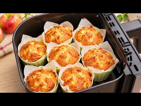 NOUVEAU ! La recette de muffins aux pommes à la friteuse à air la plus simple et rapide !