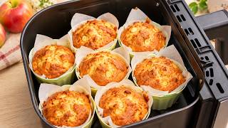 NEW! The Easiest & Fastest Air Fryer Apple Muffin Recipe!