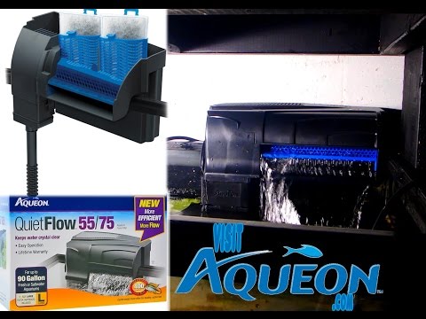 HOW TO: Set up / Install Aqueon 55/75 Hang on the back filter