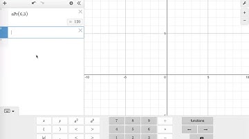 How to Calculate Permutations and Combinations on Desmos Graphing Calculator | Algebra 2
