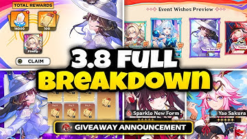 NEW UPDATE! EVERYTHING IN PATCH 3.8 FULLY LEAKED | Banners, Pulls, 4.0 Character - Honkai: Star Rail