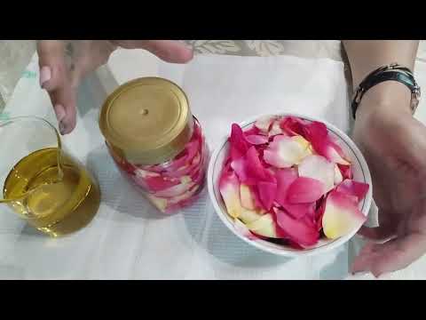 Βίντεο: Έγχυση λαδιού με άρωμα τριαντάφυλλου - Πώς να φτιάξετε ένα σπιτικό έγχυμα τριαντάφυλλου