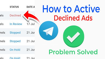 How to Active Telegram Declined Ads || Telegram ads Declined || Telegram ads declined problem