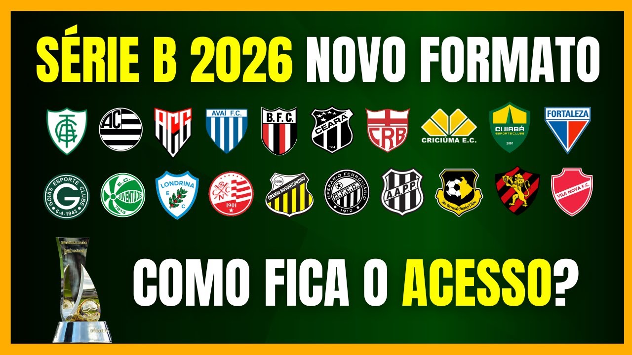 SÉRIE B 2026 | NOVO FORMATO | COMO FICA O ACESSO?