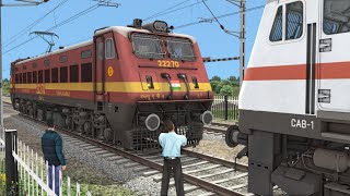 ENGINE FAILED OF GARIB RATH EXPRESS & Rescued by WAP 4 - BeamNG.Drive