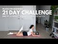 21 Day Beginner Pilates Challenge | Day 17 | Full-Body Mobility, Core Strengthening & Stretch Flow