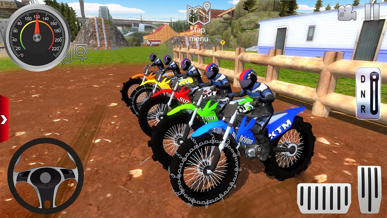 Мотоциклы для мотокросса, экстремальный бездорожье #1 - Гоночная игра Offroad Outlaws для Android...