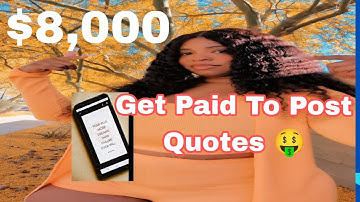 $8,000 in 20 days posting quotes on FACEBOOK and INSTAGRAM CONTENT MONETIZATION PROGRAM #facebook
