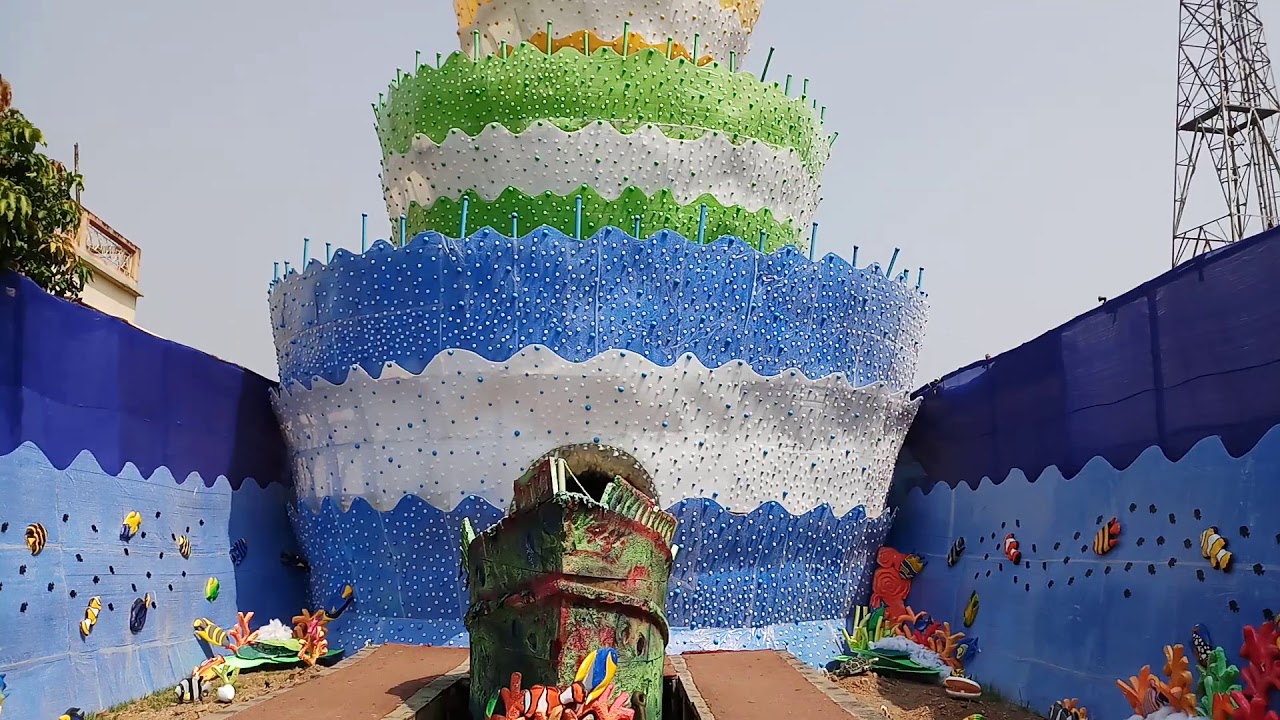 AGRAGAMI ATHLETIC CLUB, 2018 Durga Puja Theme... RAJA ROY YouTube