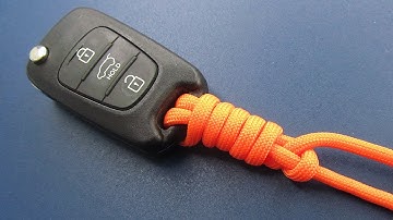 Paracord keychain quick and easy tutorial. Great rope trick and skills.