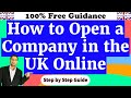How to start a company in the uk  uk business formation online with companies house