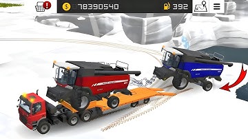 Fs 18 Winter Transport Harvester With Multiplayer - Farming Simulator 18 Gameplay #fs18 