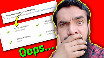 13k Subscribers Monetization not Enabled 😭 | Currently Ineligible For Monetization 2022