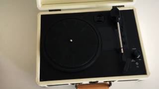 Crosley Two Speed Manual Turntable Deck How-to: Crosley Turntable Speed Adjust