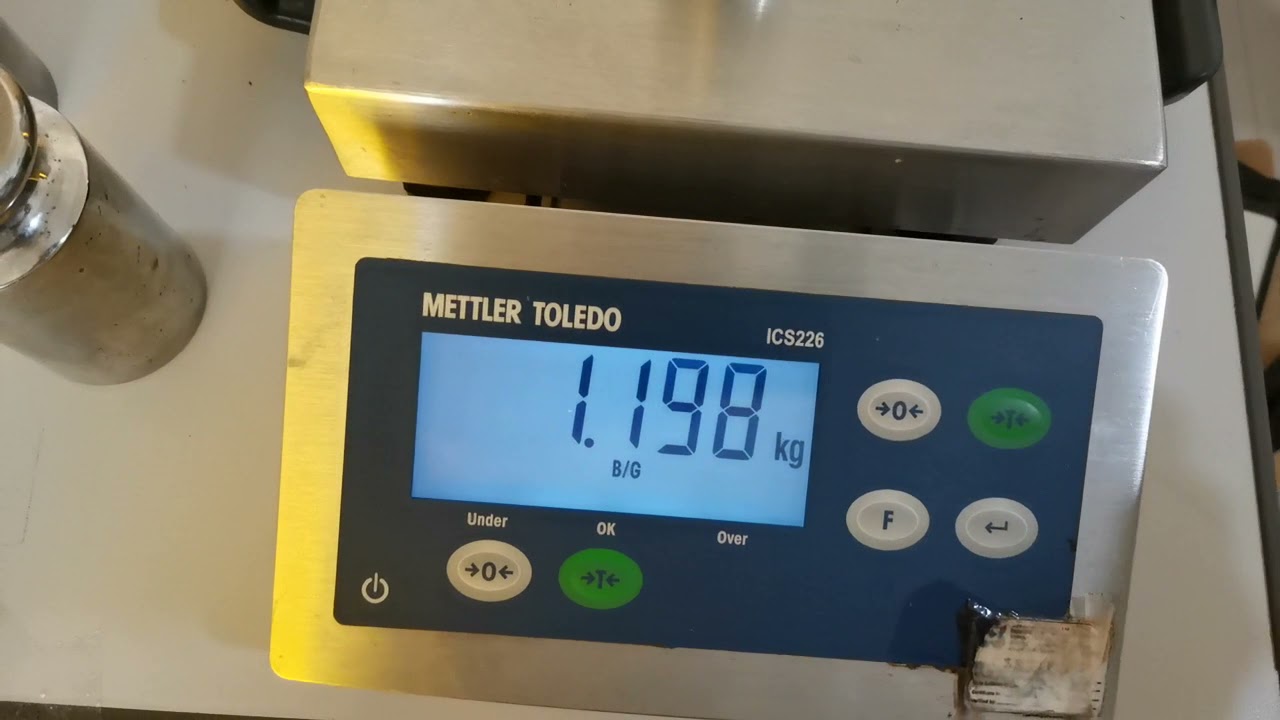 calibration of Mettler toledo ICS226 YouTube