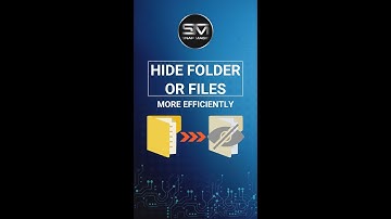 Hide Folders or files in Windows #windowstricks #hidefolder