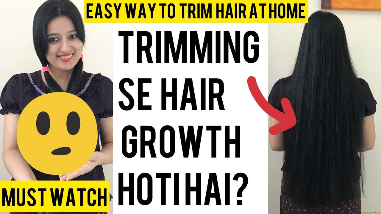 How to cut straight hair at home || Straight Cut Hair || Does trimming  increase hair growth? - thptnganamst.edu.vn