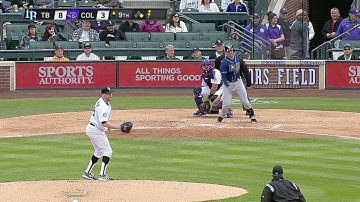 TB@COL: Tulo makes the backhanded play, leaping throw