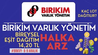 Bi̇ri̇ki̇m Varlik Yöneti̇m Halkaarz - Küçük Arz