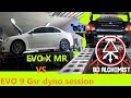 EVO X MR vs EVO 9 dyno tuning session