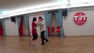 Урок 63. Танго. Сакада с украшением. Урок 63. Танго. Сакада с украшением.