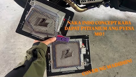 HONDA VARIO 125i V3 2025 | RADIATOR & RESERVOIR COVER | P TITANIUM