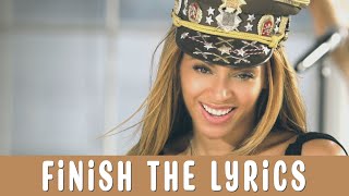 Finish the Beyonce songs lyrics? screenshot 4