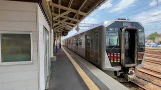 羽越本線  普通村上行  824D  酒田駅発車  GV-E400系